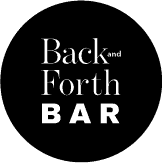 back and forth bar logo black