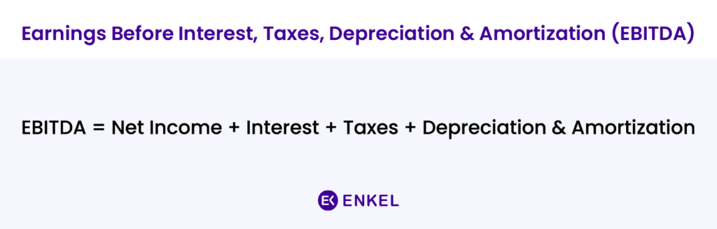 EBITDA formula